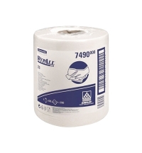 Протирочный материал Kimberly-Clark WypAll L10 для легких загрязнений, в рулоне с центральной вытяжкой, 240м, 1 слой, 7490