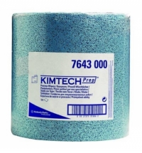 Протирочный материал Kimberly-Clark Kimtech 7643, для подготовки поверхностей, в рулоне, 190м, 1 слой, синий
