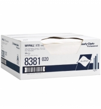фото: Протирочные салфетки Kimberly-Clark WypAll X70 8381 белые, 300 листов, 1 слой, 37.8 х 42.2см