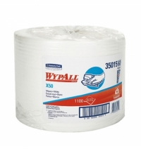 Протирочный материал Kimberly-Clark WypAll X50 8356, высокая впитываемость, в рулоне, 374м, 1 слой, белый