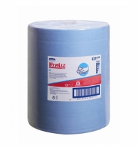 фото: Протирочный материал Kimberly-Clark WypAll Х60 8371, высокая впитываемость, в рулоне, 190м, 1 слой, синий