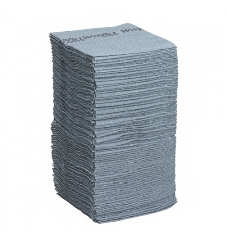 фото: Протирочные салфетки Kimberly-Clark Wypall Forcemax 7569 листовые, 480шт, 1 слой, голубые
