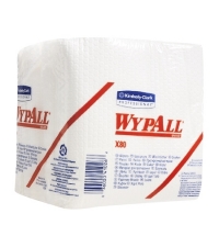 Протирочные салфетки Kimberly-Clark WypAll Х80 8388 листовые, 50шт, 1 слой, белые