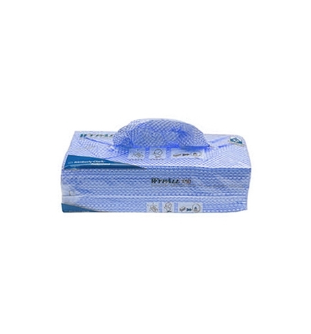 фото: Протирочные салфетки Kimberly-Clark WypAll Х50 7441 листовые, 50шт, 1 слой, синие