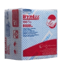 Протирочные салфетки Kimberly-Clark WypAll Х80 Plus 19139 листовые, 30шт, синие