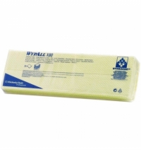Протирочные салфетки Kimberly-Clark WypAll Х80 7567 листовые, 25шт, 1 слой, желтые